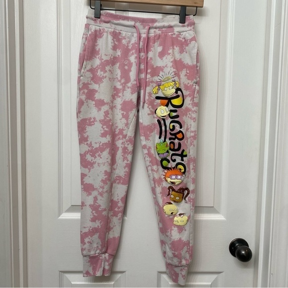 Nickelodeon Pants - Nickelodeon Rugrats Pink Joggers XS